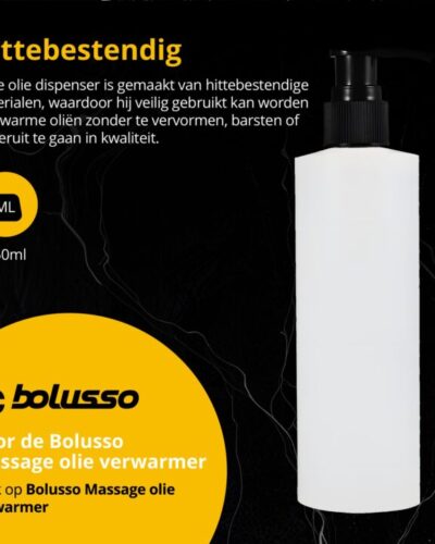 Bolusso - 2x Massage Olie Dispenser - Voor Bolusso Massage Olie Verwarmer - 250ml 5 Bolusso - 2x Massage Olie Dispenser - Voor Bolusso Massage Olie Verwarmer - 250ml - Afbeelding 3