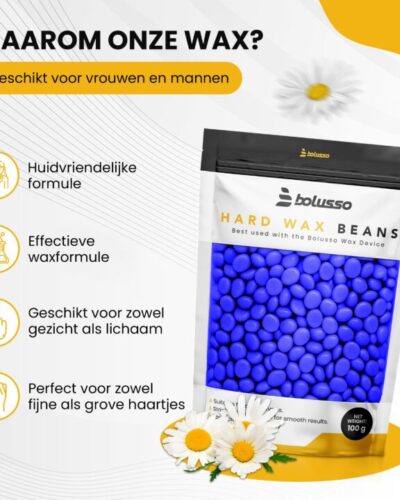 Bolusso - 100g Kamille Wax Bonen Voor Wax Apparaat 3 Bolusso - 100g Kamille Wax Bonen Voor Wax Apparaat - Afbeelding 2